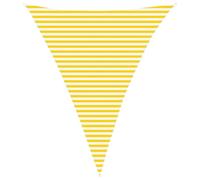 vidaXL Voile d'ombre Jaune et Blanc 4 x 5 x 5 m 100% Polyester Oxford, Bâche Triangulaire Moderne, résistant au UV, Parasol Portable pour Jardin, Protection Contre Le Soleil, idée Pratique