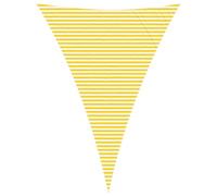 vidaXL Voile d'ombre Jaune et Blanc 5 x 7 x 7 m 100% Polyester Oxford, Bâche Triangulaire Moderne, résistant au UV, Parasol Portable pour Jardin, Protection Contre Le Soleil, idée Pratique