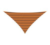 vidaXL Voile d'ombre Orange et Marron 2,5 x 2,5 x 3,5 m, Bâche Triangulaire Moderne, résistant au UV, Parasol Portable pour Jardin, Protection Contre Le Soleil, idée Pratique