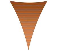 vidaXL Voile d'ombre Orange et Marron 5 x 7 x 7 m, Bâche Triangulaire Moderne, résistant au UV, Parasol Portable pour Jardin, Protection Contre Le Soleil, idée Pratique