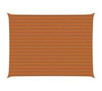 vidaXL Voile d'ombre Orange et Marron 8 x 6 m 100% Polyester Oxford, Tonnelle extérieure, résistante aux UV, en Polyester, Moderne pour terrasse, Couvre Piscine imperméable