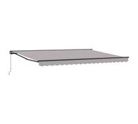 vidaXL Vois ça : l'auvent est C'est Un luminaire d'extérieur Gris Clair Qui Mesure 4,5 x 3 m. Fabriqué avec Un Cadre en Aluminium et Un Tissu en Polyester, il est résistant à l'eau et au