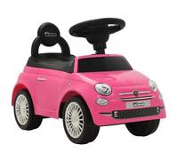 Vidaxl Voiture À Chevaucher Fiat 500 Rose