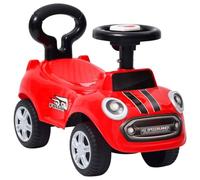 vidaXL Voiture à Pédales Véhicule d'apprentissage à Pied pour Enfants Voiture à Pousser Véhicule à roulettes Voiture à Pied Tout-Petits Rouge