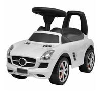 vidaXL Voiture à Pousser par Pieds pour Enfants Blanc Voiture-jouet Tout-petits 80089