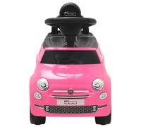 vidaXL Voiture à siège pour enfants Fiat 500 Rose