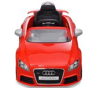 vidaXL Voiture autoportée pour enfants Audi TT RS avec télécommande rouge