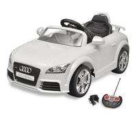 vidaXL Voiture avec télécommande pour enfants Audi TT RS Blanc