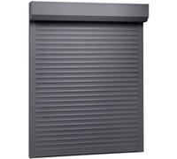Volet roulant Aluminium 110 x 130 cm Anthracite