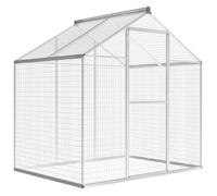 vidaXL Volière d'extérieur Aluminium 178 x 122 x 194 cm