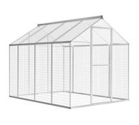 vidaXL Volière d'extérieur Aluminium 178 x 242 x 192 cm
