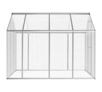 vidaXL Volière d'extérieur Aluminium 178 x 242 x 192 cm