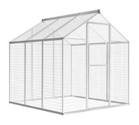 vidaXL Volière d'extérieur Aluminium 183 x 178 x 194 cm