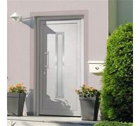 vidaXL Voordeur 108x200 cm wit279227 blanc G