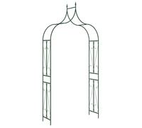 vidaXL Voûte de Jardin Pergola Arche à Rosiers Arceau Plantes Grimpantes Lys Lierre Patio Terrasse Extérieur Vert Foncé 47094
