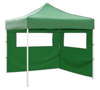 Vidaxl Tente Pliable Avec 2 Parois 3 X 3 M Vert Vert