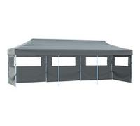 Vouwtent pop-up met 5 zijwanden 3x9 m antraciet44981