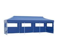 vidaXL Vouwtent pop-up met 5 zijwanden 3x9 m blauw44978 Bleu G