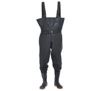 vidaXL Waders avec bottes et ceinture Noir taille 40