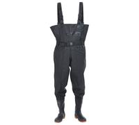 vidaXL Waders avec bottes et ceinture Noir taille 44