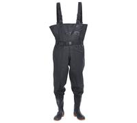vidaXL Waders avec bottes et ceinture Noir taille 45