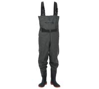 vidaXL Waders avec bottes et ceinture vert foncé taille 42