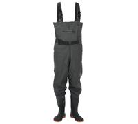 vidaXL Waders avec bottes et ceinture vert foncé taille 44