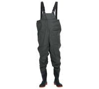 vidaXL Waders avec bottes vert foncé taille 39