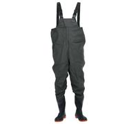 vidaXL Waders avec bottes vert foncé taille 42