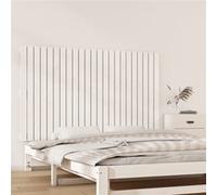 vidaXL Tête de lit murale 824894 Blanc 147x3x90 cm Bois massif de pin