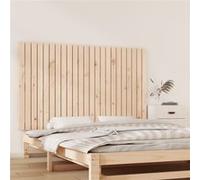vidaXL Tête de lit murale 147x3x90 cm Bois massif de pin Marron 824893