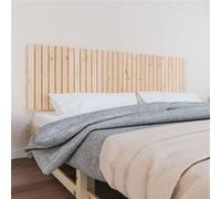 Vidaxl Tête De Lit Murale 204x3x60 Cm Bois Massif De Pin Marron