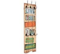 Porte-manteau mural avec 6 crochets 120 x 40 cm LE LIFE vidaXL vidaXL