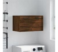 vidaXL Wandkast 60x36,5x35 cm bewerkt hout bruin eikenkleur830051 Marron G