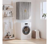 vidaXL Wandkast 69,5x34x90 cm grijs sonoma eikenkleurig828410 Gris G
