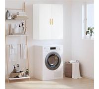 vidaXL Armoire murale 828404 – Blanc, 69,5 x 34 x 90 cm