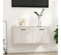 vidaXL Wandkast 80x36,5x35 cm bewerkt hout betongrijs812937 Gris G
