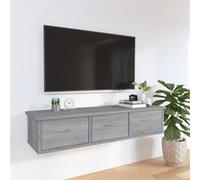 Vidaxl Armoire Murale Sonoma Gris 88x26x18,5 Cm Bois D'ingénierie Multicolore