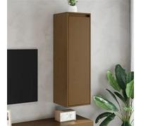 Vidaxl Armoires Murales 2 Pcs Marron Miel 30x30x100 Cm Pin Massif Marron