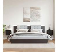 Wandkasten 2 st 31,5x30x30 cm massief grenenhout zwart818364