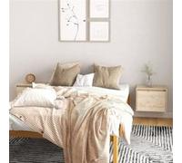 Vidaxl Armoires Murales 2 Pcs 45x30x35 Cm Bois De Pin Massif