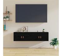 Armoire Murale Marron Miel 60x30x30 cm Bois de Pin Massif Suspendue vidaXL