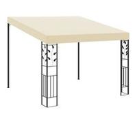 vidaXL Wandprieel 3x3x2,5 m crÃme47997 Crème G