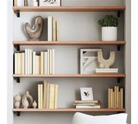 vidaXL Étagère murale marron clair 100x30x2cm bois chêne massif traité