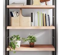 Vidaxl Étagère Murale 100x40x(2-6) Cm Bois De Chêne Massif Non Traité Marron