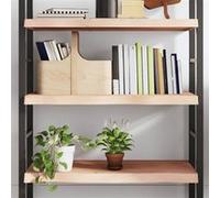 vidaXL Étagère murale 100x60x(2-6) cm bois de chêne massif non traité Marron