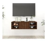 Vidaxl Étagère D'angle Murale Chêne Marron 102x30x29cm Bois Ingénierie Marron
