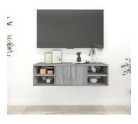Vidaxl Étagère Murale Sonoma Gris 102x30x29 Cm Bois Ingénierie Marron