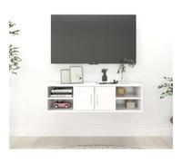 vidaXL Wandschap 102x30x29 cm bewerkt hout wit806256 Blanc G