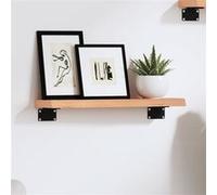 Wandschap 40x10x2 cm behandeld massief eikenhout363620